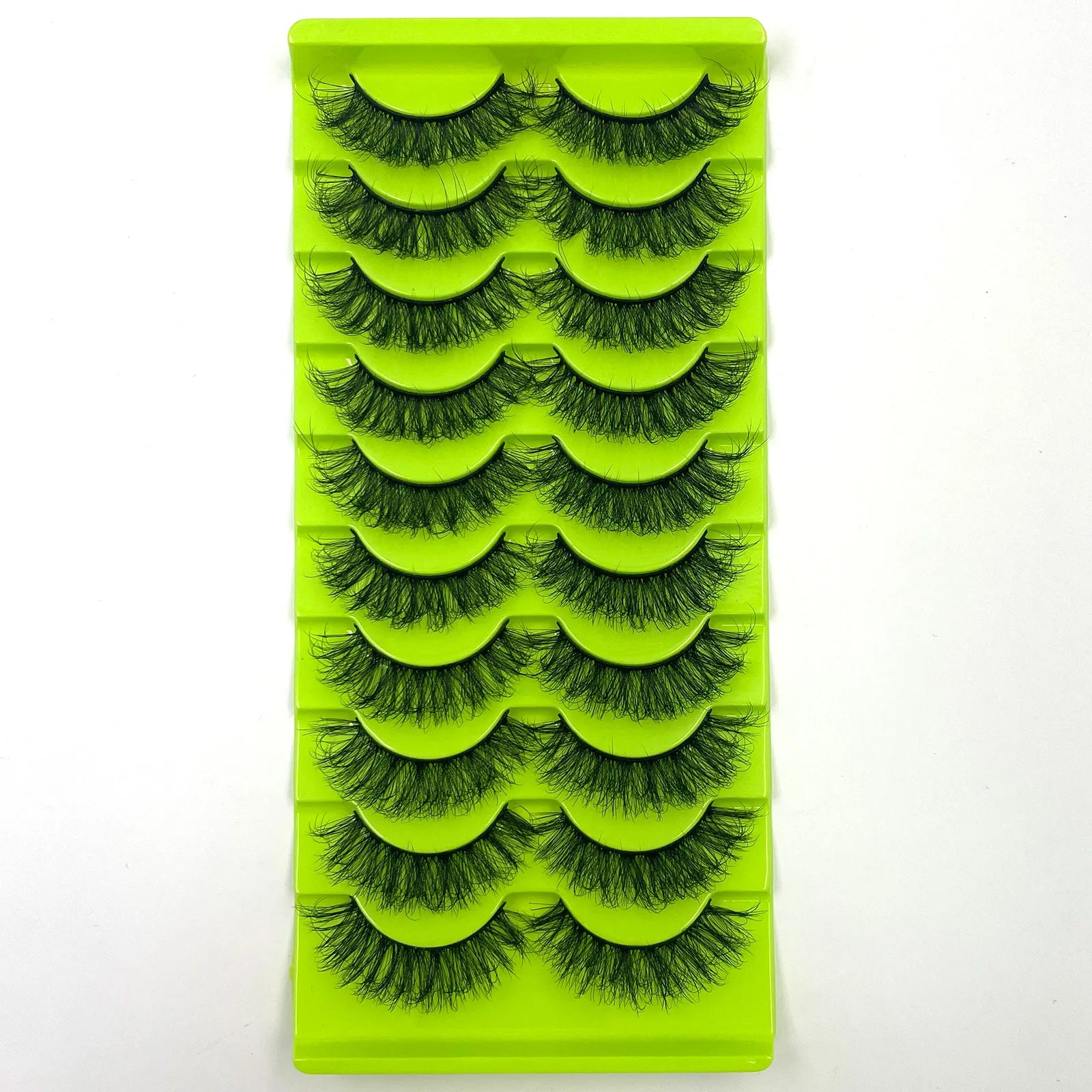 10 Pairs 8D Mink Lashes – Natural & Dramatic Volume False Eyelashes