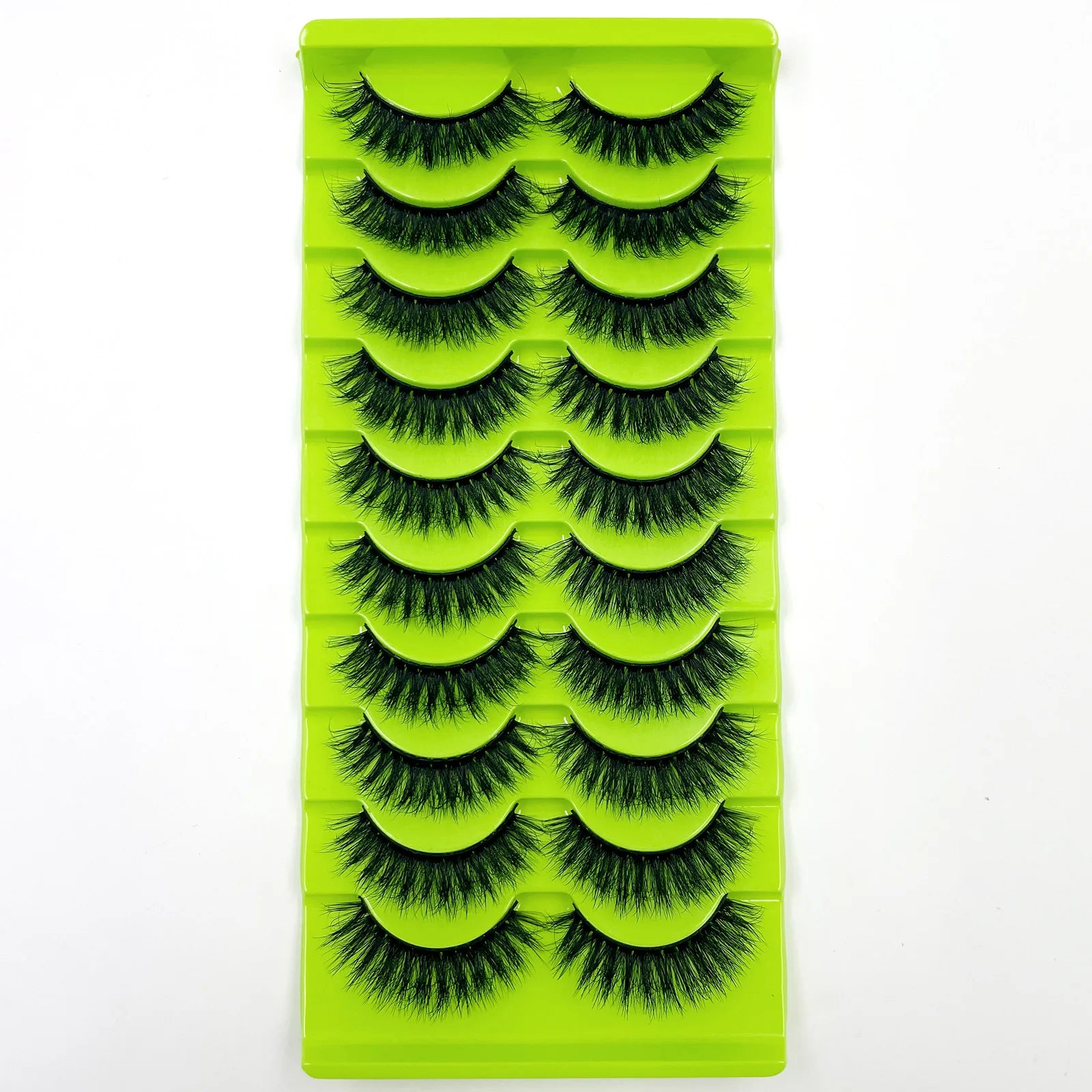 10 Pairs 8D Mink Lashes – Natural & Dramatic Volume False Eyelashes