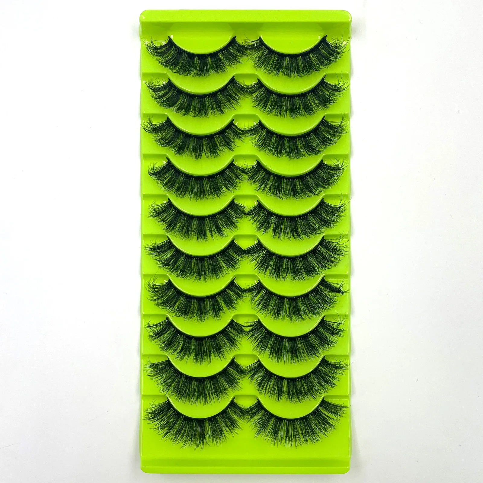 10 Pairs 8D Mink Lashes – Natural & Dramatic Volume False Eyelashes