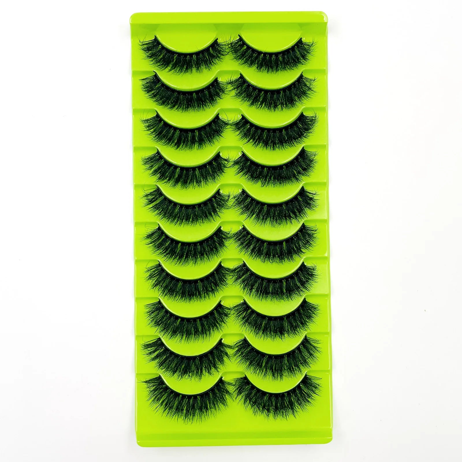 10 Pairs 8D Mink Lashes – Natural & Dramatic Volume False Eyelashes